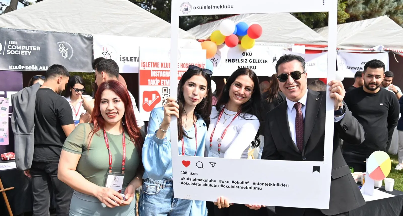 OKÜ Kulüp Tanıtım Günlerinde öğrenciler