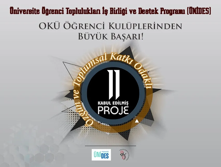ÜNİDES 5. Döneminde Üniversitemizden 11 Proje Destek Almaya Hak Kazandı görseli
